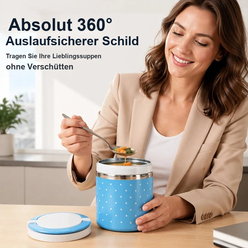 📢📢⏰ Tragbare isolierte Edelstahl-Lunchbox