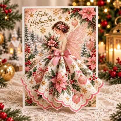 ⏳ Letzter Tag mit 49 % Rabatt – 👼 3D-Weihnachtsengel-Pop-up-Grußkarte | Bedeutungsvolles Erinnerungsstück mit Umschlag und Platz für deine persönliche Nachricht 🎄