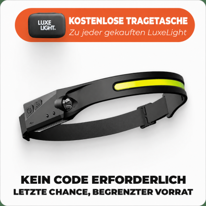 💡 Wiederaufladbare LED-Stirnlampen – 230°-Weitwinkel und Bewegungssensor