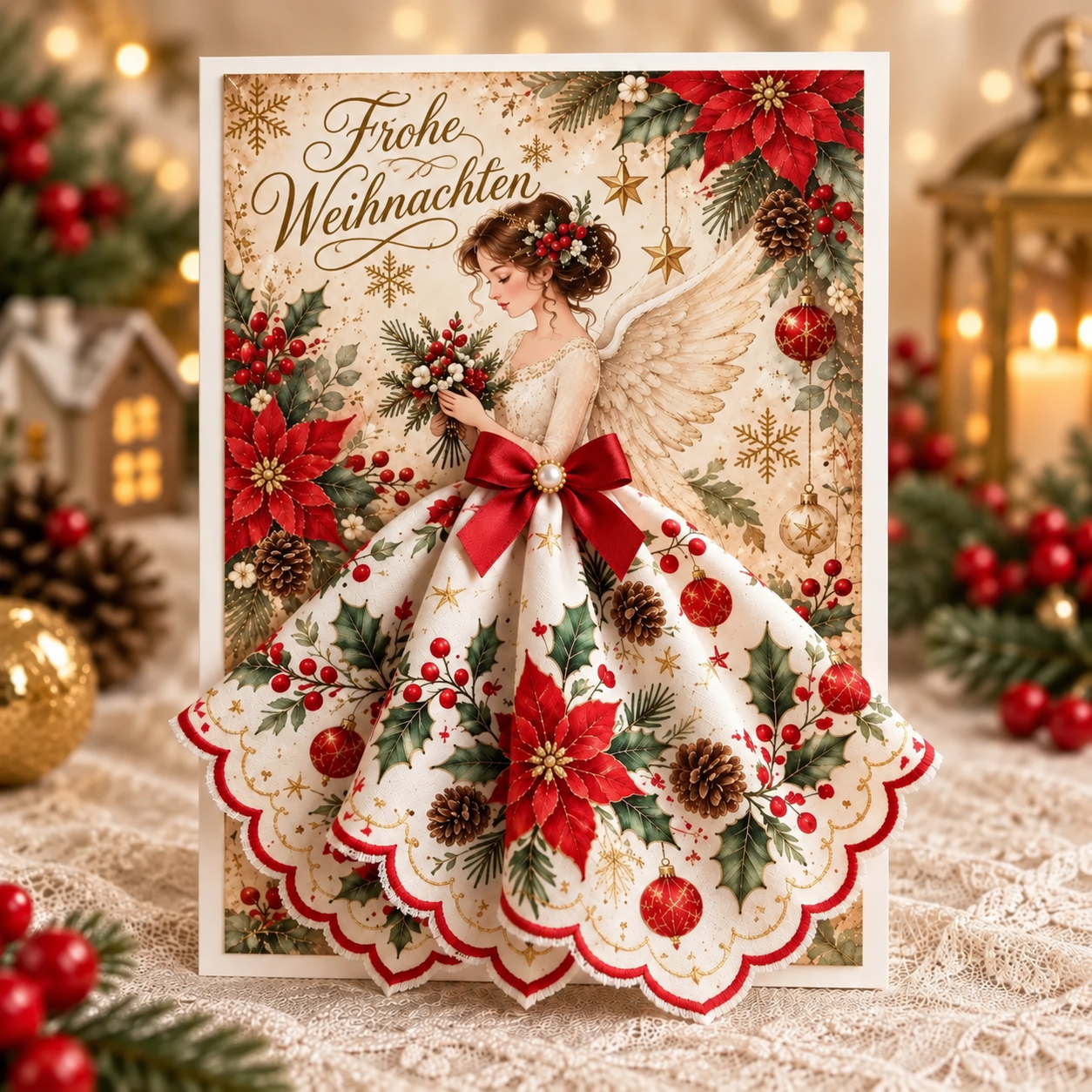 ⏳ Letzter Tag mit 49 % Rabatt – 👼 3D-Weihnachtsengel-Pop-up-Grußkarte | Bedeutungsvolles Erinnerungsstück mit Umschlag und Platz für deine persönliche Nachricht 🎄