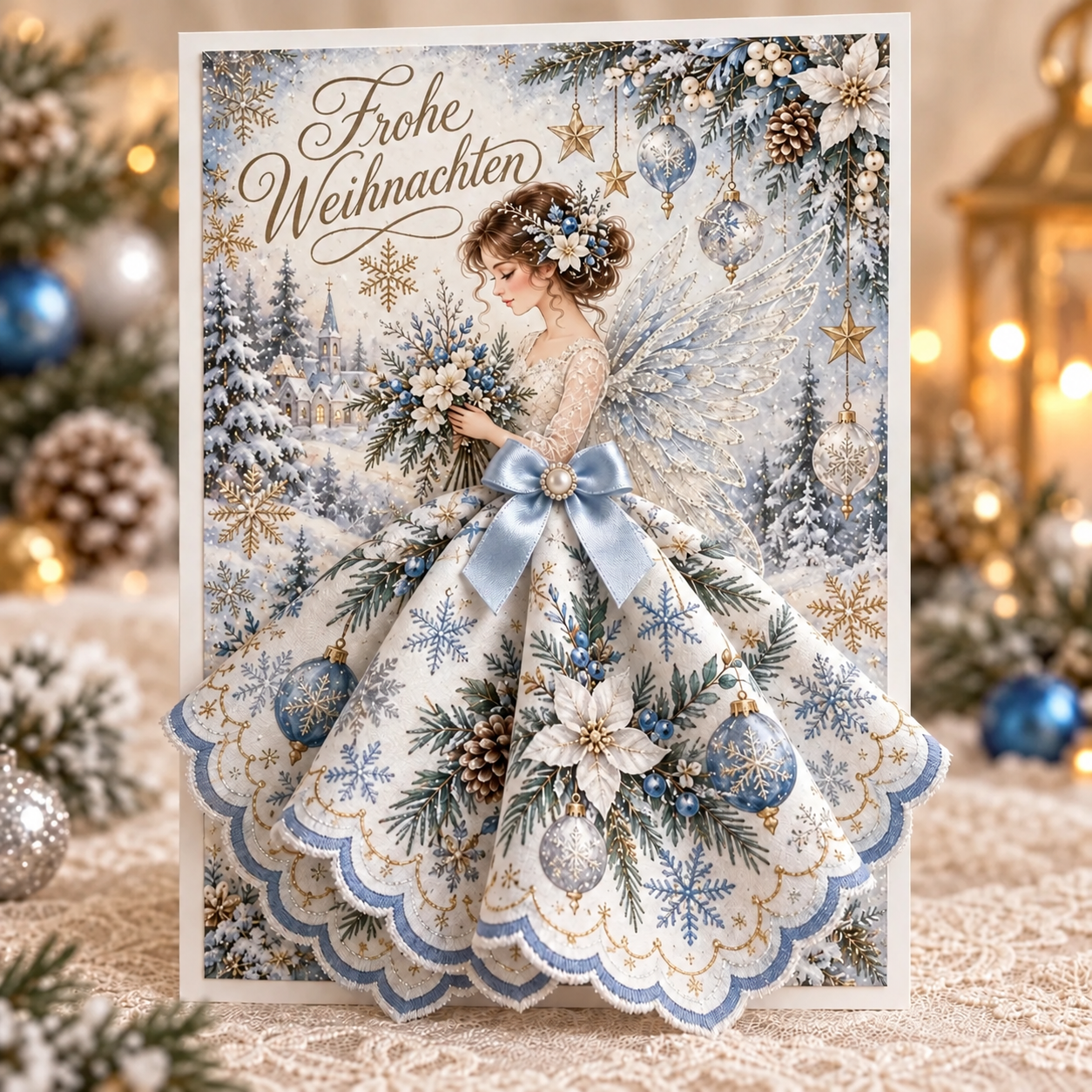 ⏳ Letzter Tag mit 49 % Rabatt – 👼 3D-Weihnachtsengel-Pop-up-Grußkarte | Bedeutungsvolles Erinnerungsstück mit Umschlag und Platz für deine persönliche Nachricht 🎄