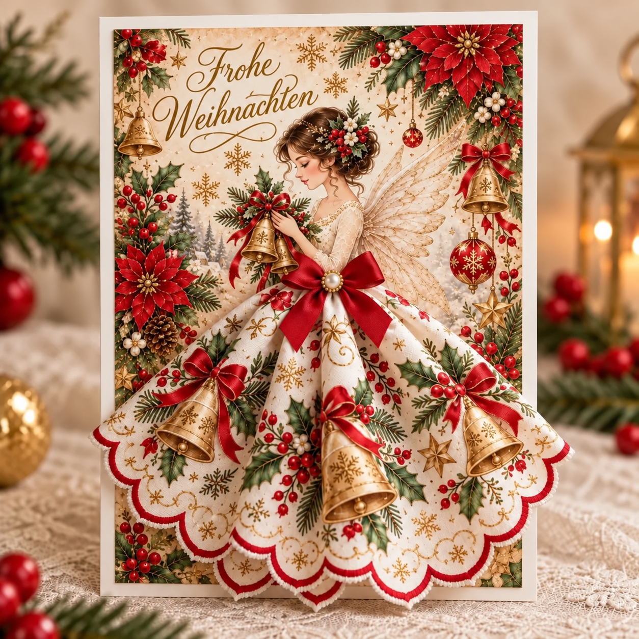 ⏳ Letzter Tag mit 49 % Rabatt – 👼 3D-Weihnachtsengel-Pop-up-Grußkarte | Bedeutungsvolles Erinnerungsstück mit Umschlag und Platz für deine persönliche Nachricht 🎄