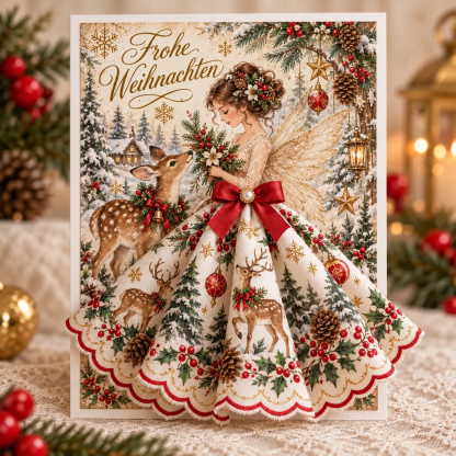 ⏳ Letzter Tag mit 49 % Rabatt – 👼 3D-Weihnachtsengel-Pop-up-Grußkarte | Bedeutungsvolles Erinnerungsstück mit Umschlag und Platz für deine persönliche Nachricht 🎄