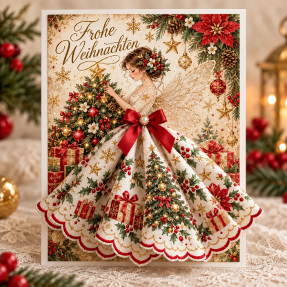 ⏳ Letzter Tag mit 49 % Rabatt – 👼 3D-Weihnachtsengel-Pop-up-Grußkarte | Bedeutungsvolles Erinnerungsstück mit Umschlag und Platz für deine persönliche Nachricht 🎄