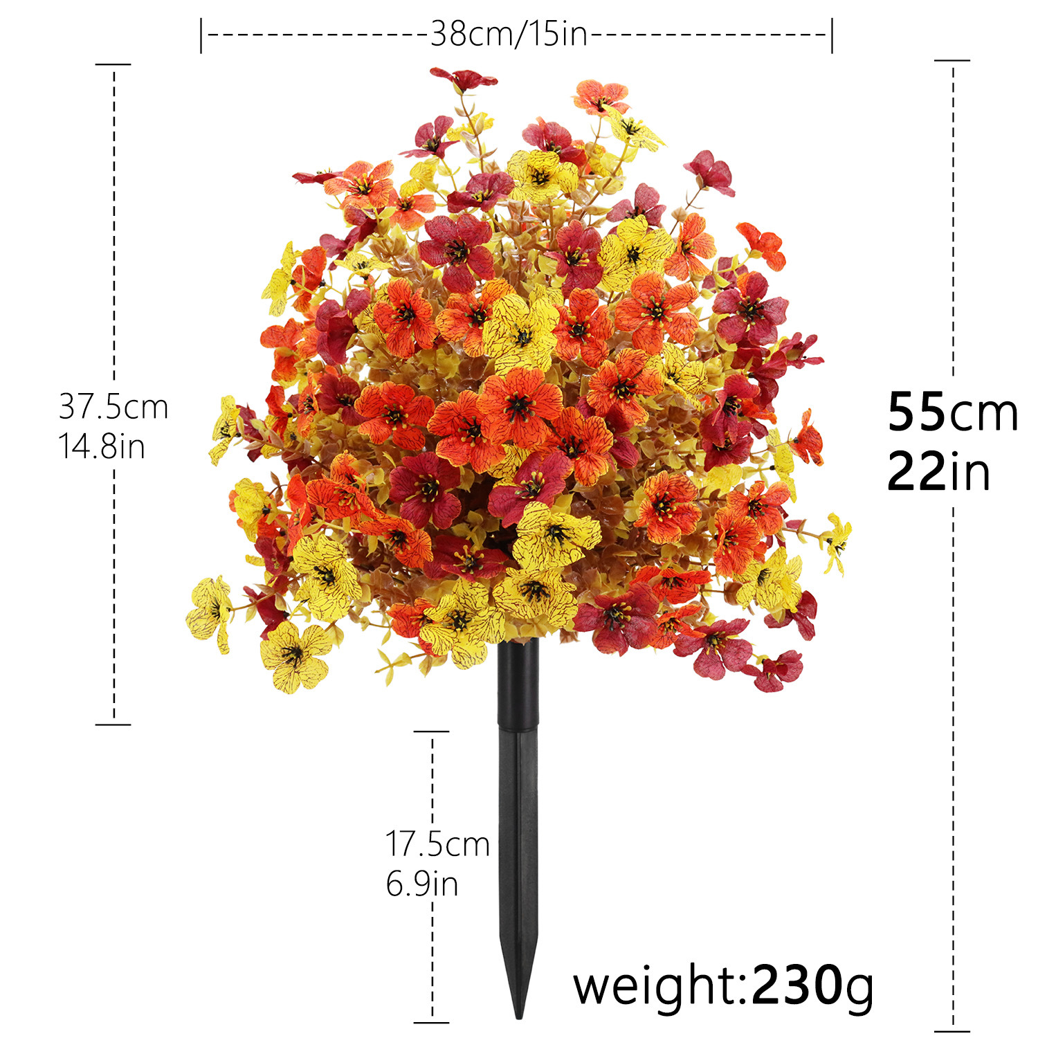 🔥Outdoor Artificial Fall Flowers🍂Easy Autumn Garden Decor