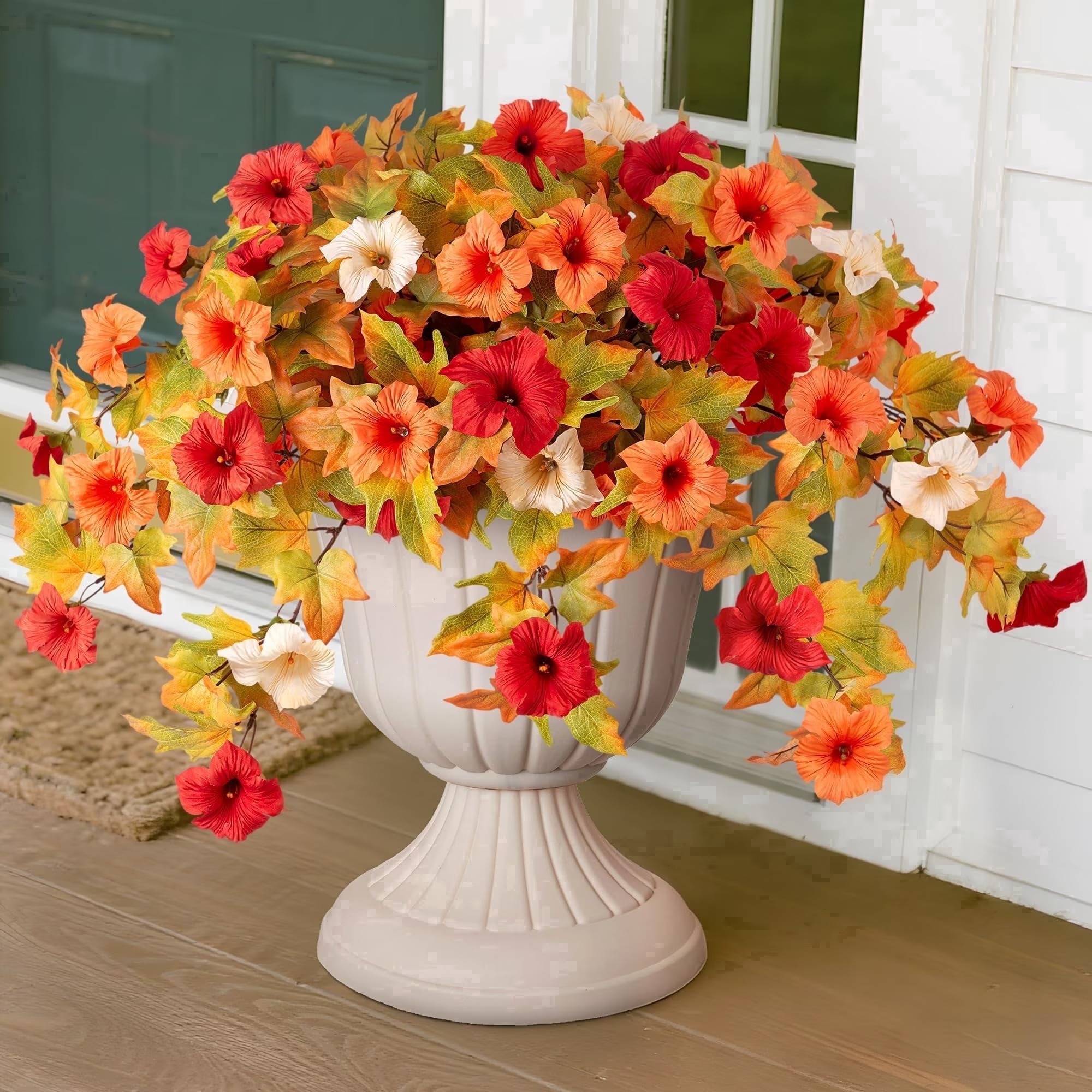 🔥Last Day 70% OFF🔥UV Resistant Faux Petunia Flowers – Fade-Proof Outdoor Floral Decor