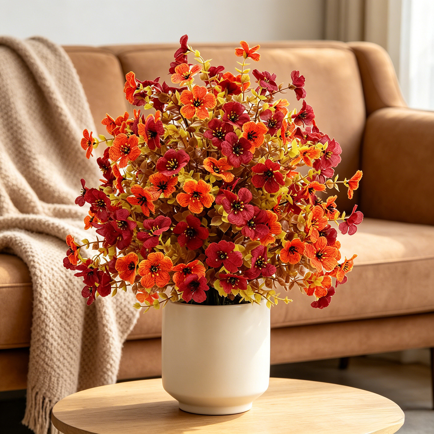 🔥Outdoor Artificial Fall Flowers🍂Easy Autumn Garden Decor