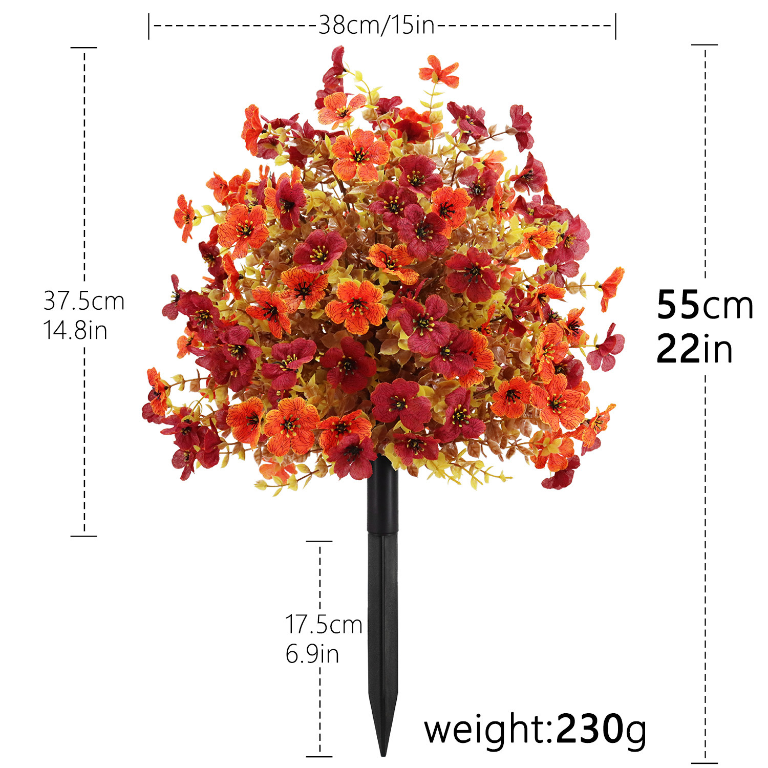 🔥Outdoor Artificial Fall Flowers🍂Easy Autumn Garden Decor