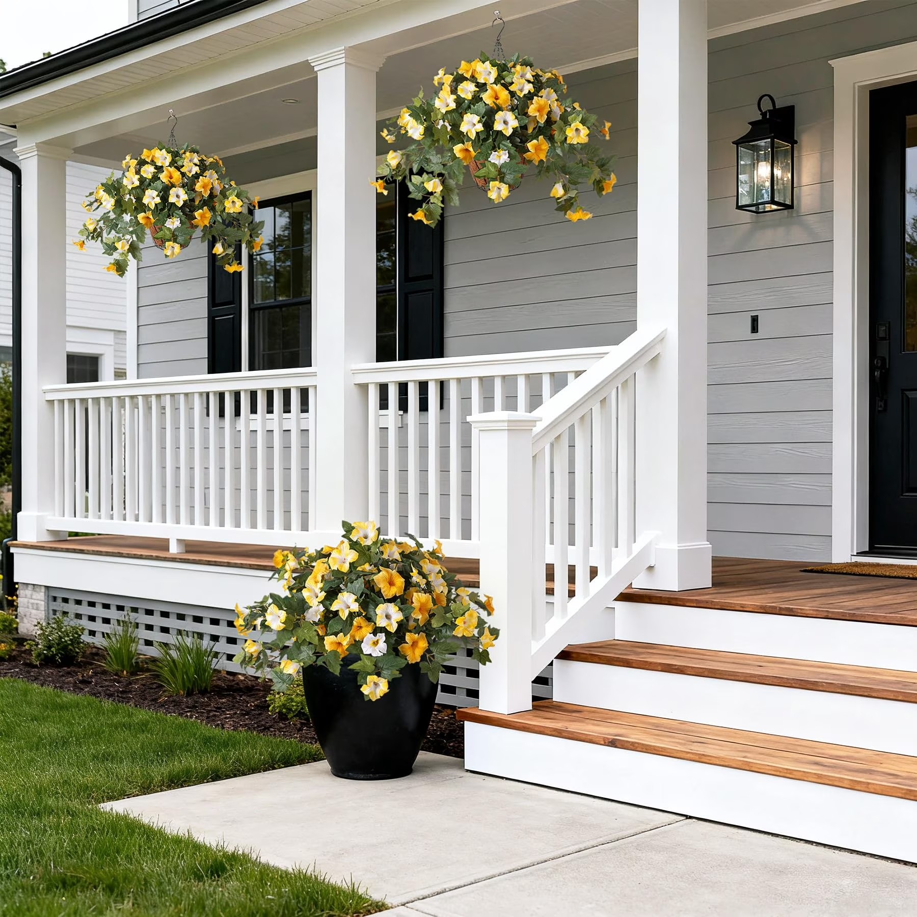 🔥Last Day 70% OFF🔥UV Resistant Faux Petunia Flowers – Fade-Proof Outdoor Floral Decor