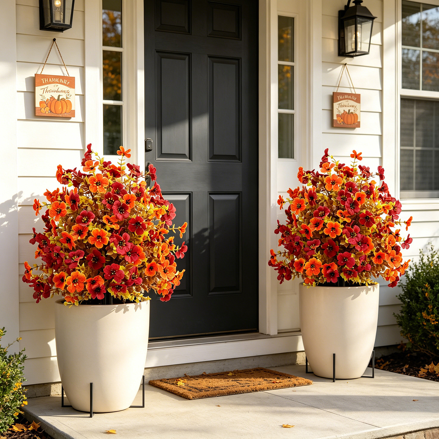 🔥Outdoor Artificial Fall Flowers🍂Easy Autumn Garden Decor