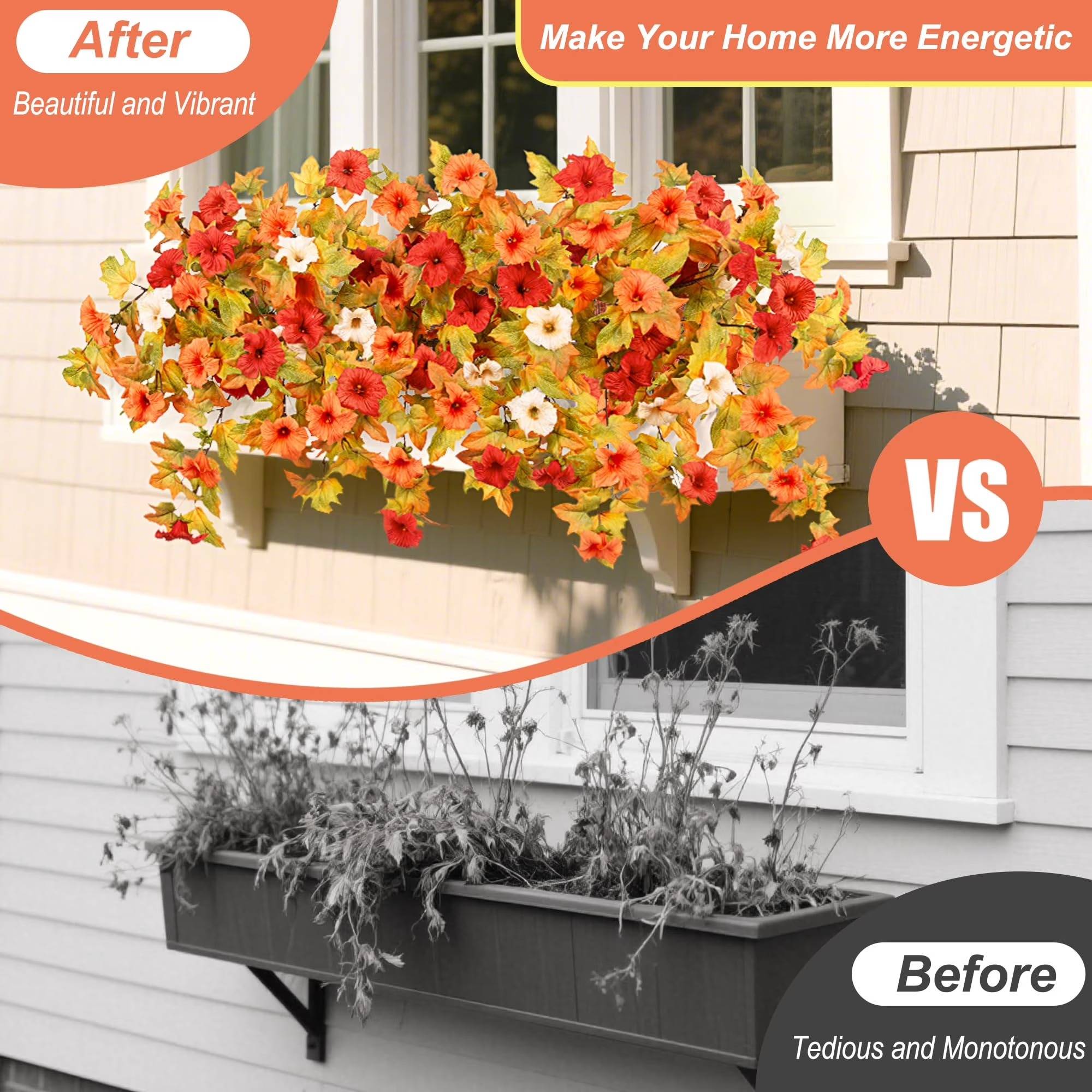 🔥Last Day 70% OFF🔥UV Resistant Faux Petunia Flowers – Fade-Proof Outdoor Floral Decor