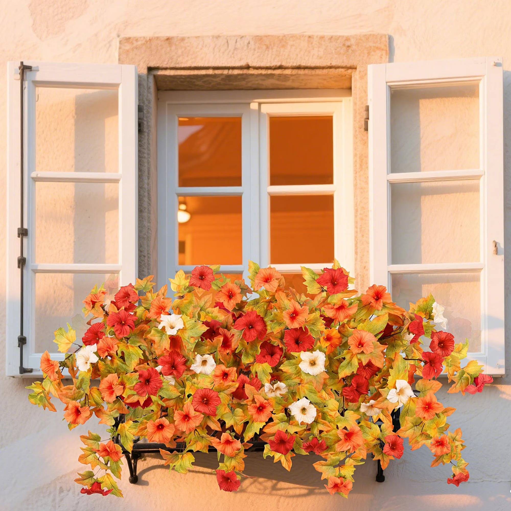 🔥Last Day 70% OFF🔥UV Resistant Faux Petunia Flowers – Fade-Proof Outdoor Floral Decor