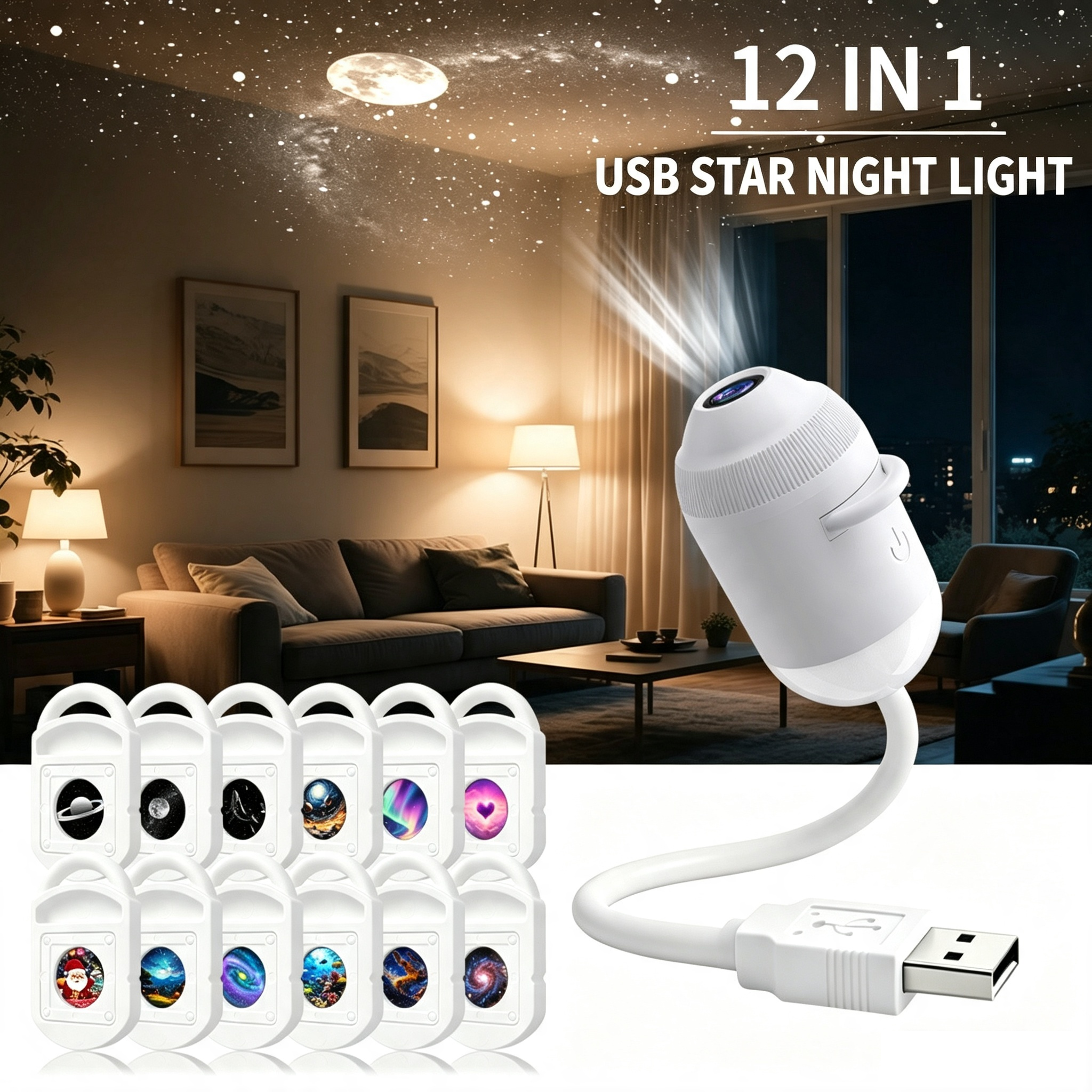 ✨ Plug-and-Play HD Star Projector🥳Over 50,000 satisfied user