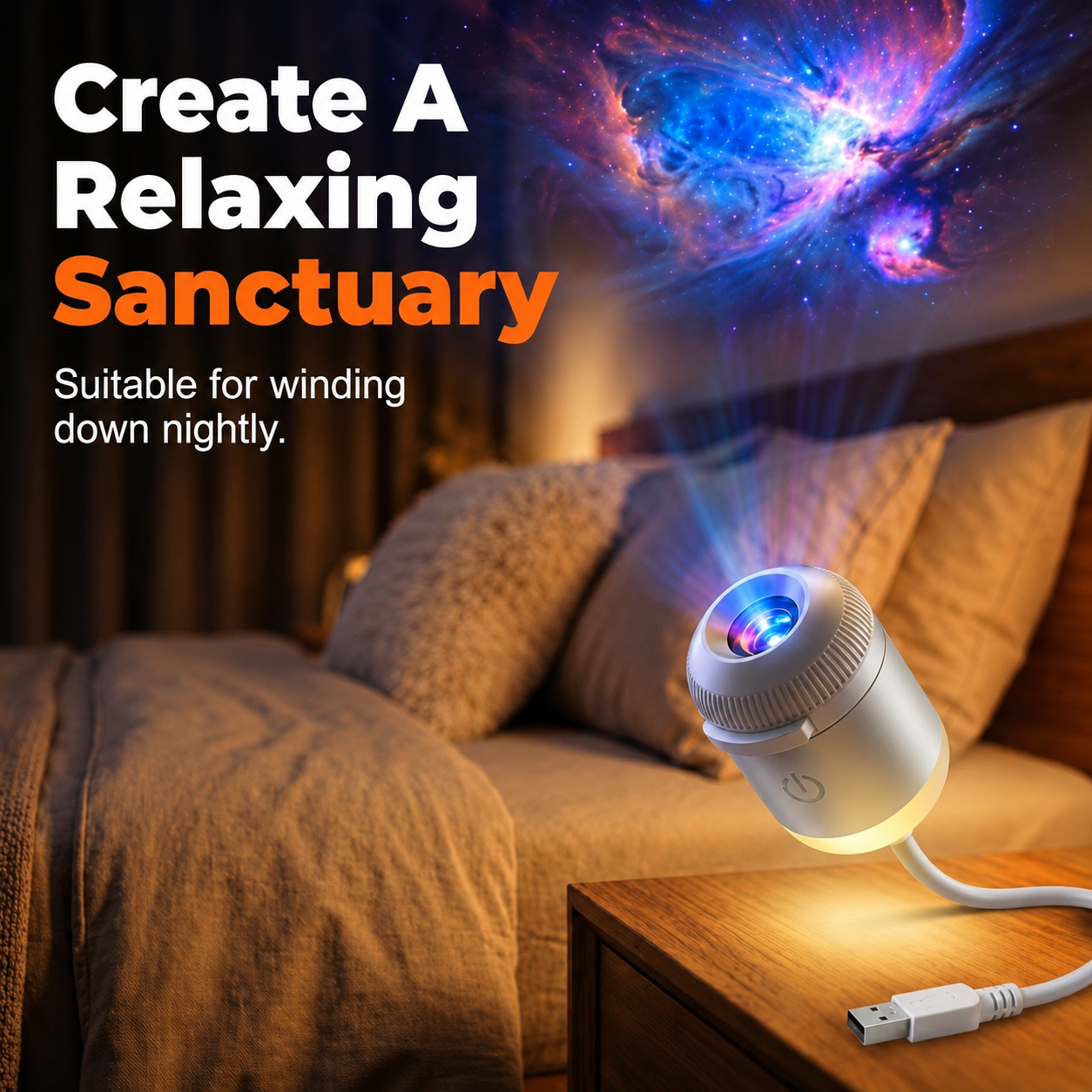 ✨ Plug-and-Play HD Star Projector🥳Over 50,000 satisfied user
