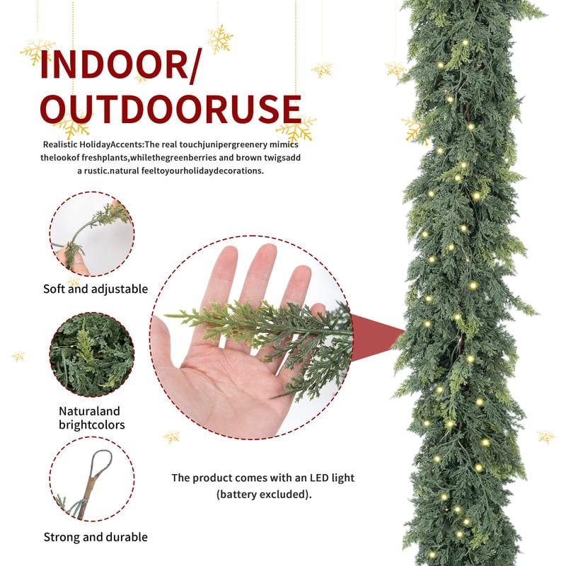 🔥 2026 Seasonal Cedar Garland Holiday Decor- Early Bird Special (Beat the Price Hike!)