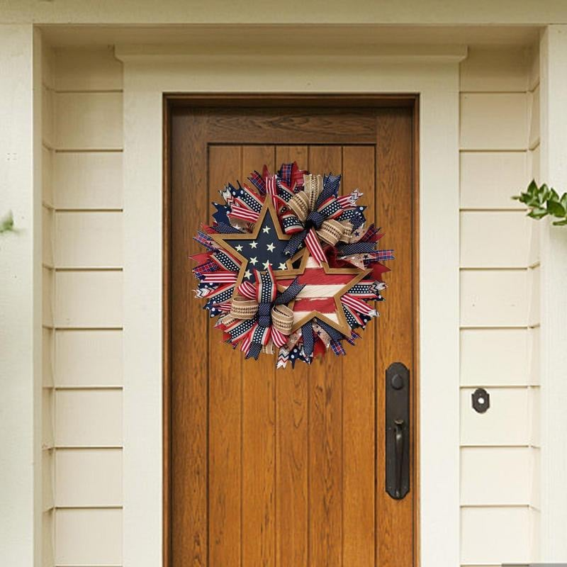 250th Anniversary Handmade American Patriotic Star Wreath