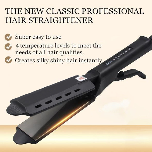 🔥 Professional Ceramic Tourmaline Ionic Flat Iron Hair Straightener