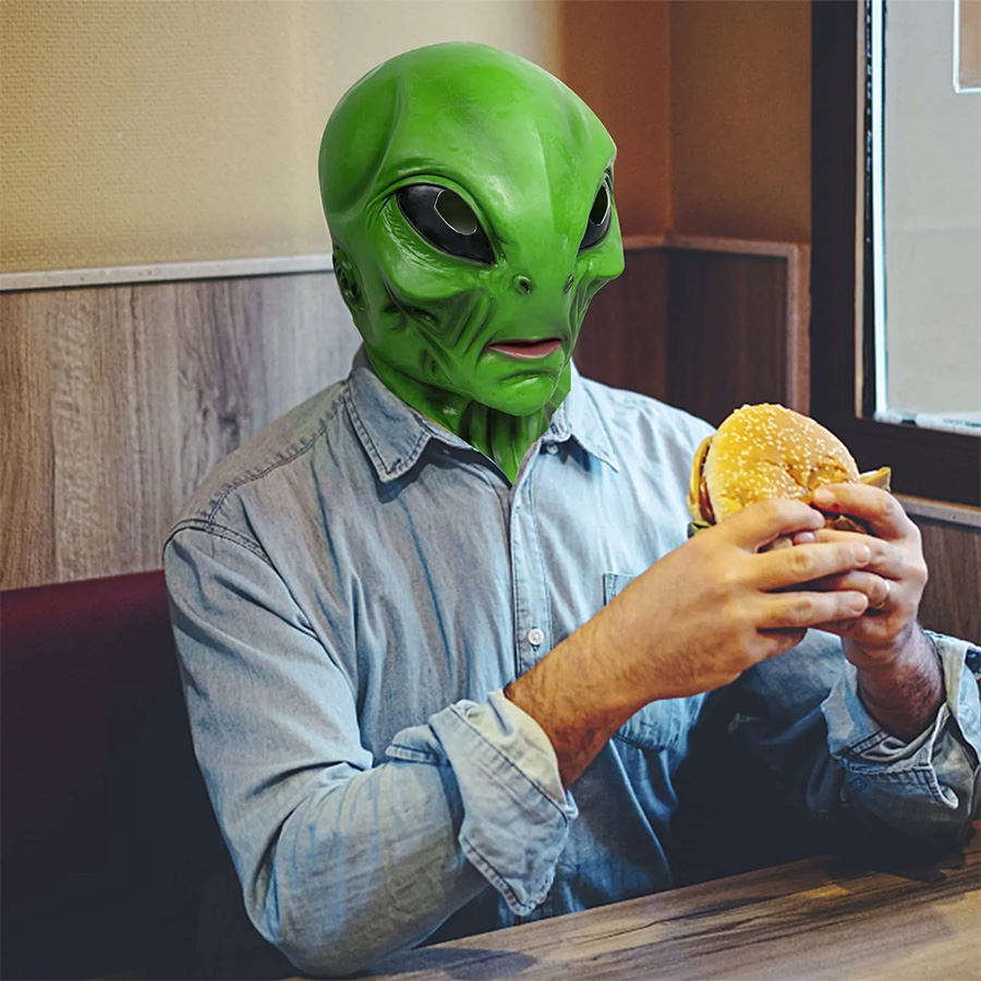 💥Halloween Pre - Sale 40% OFF 👽️ Alien Funny Mask