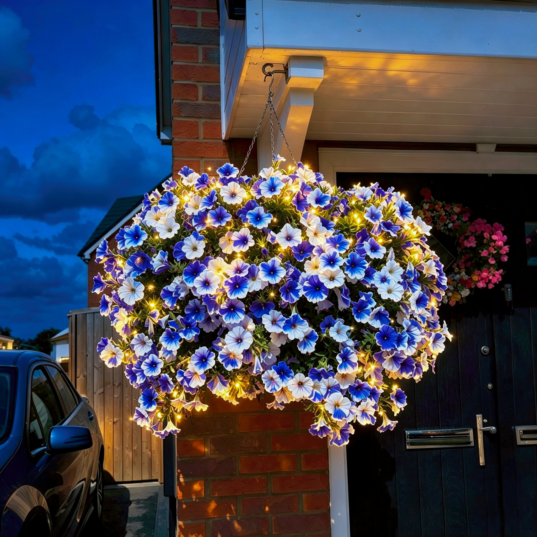 🔥 UV-Resistant Artificial Petunias ✨ Beautiful Blooms All Year Long