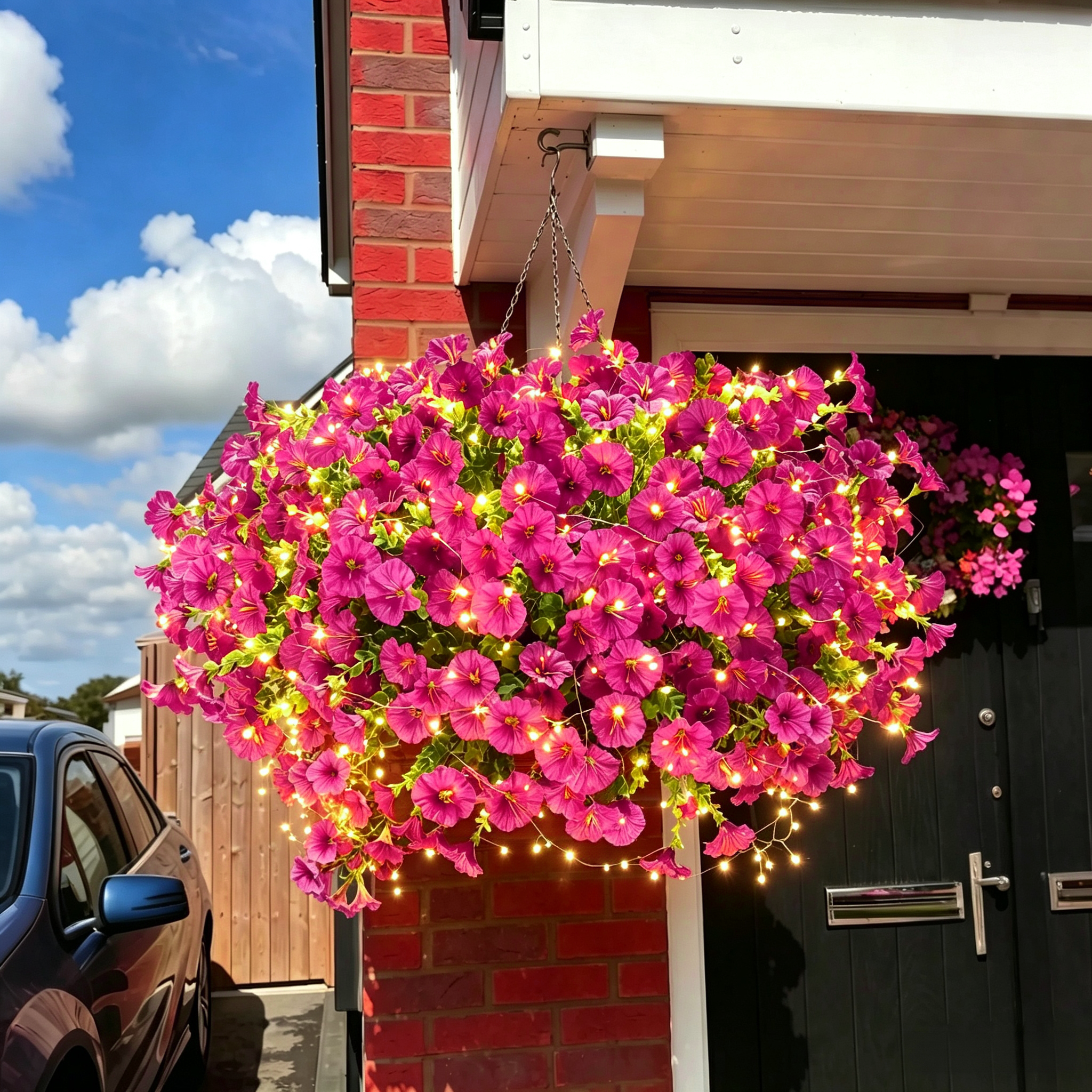 🔥 UV-Resistant Artificial Petunias ✨ Beautiful Blooms All Year Long