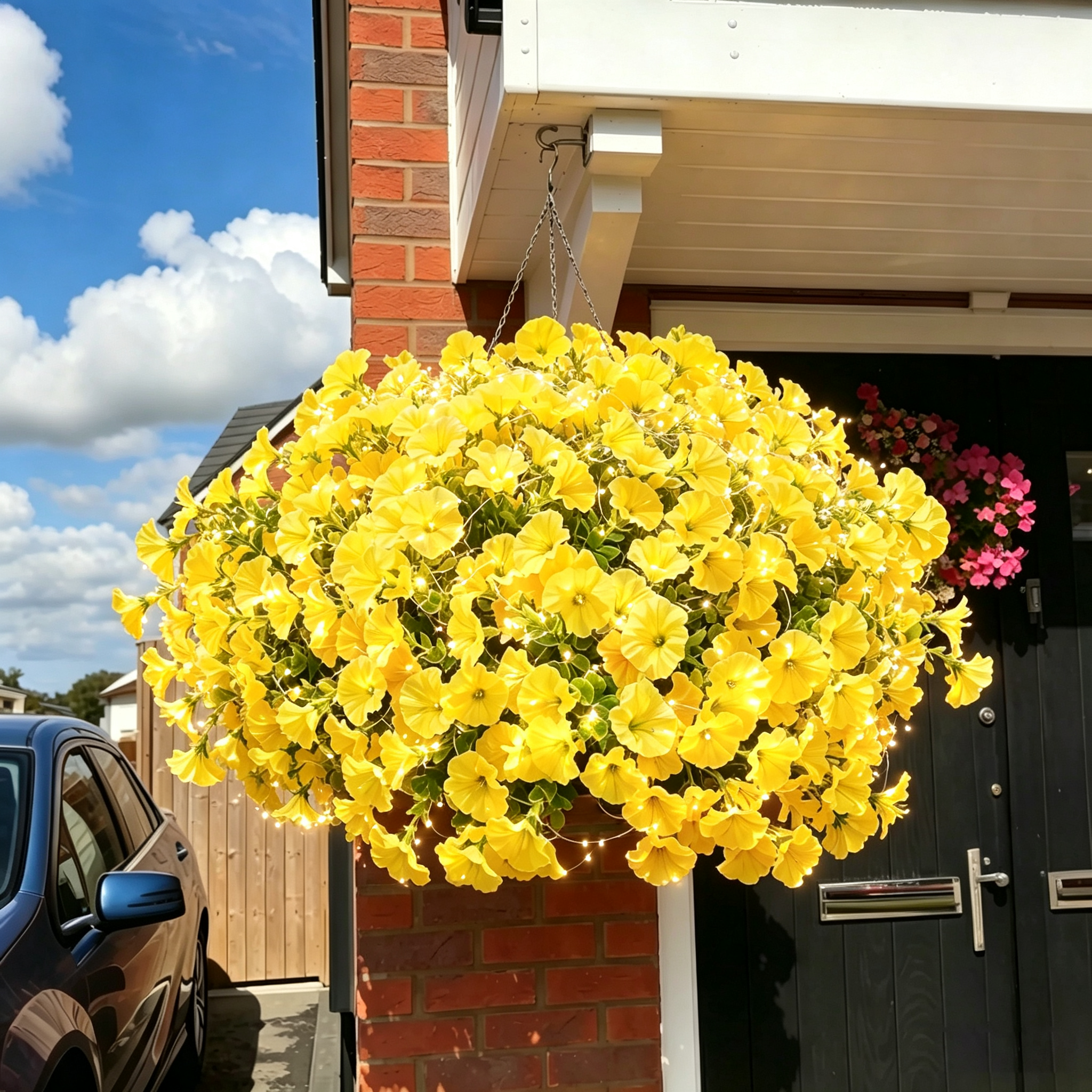 🔥 UV-Resistant Artificial Petunias ✨ Beautiful Blooms All Year Long