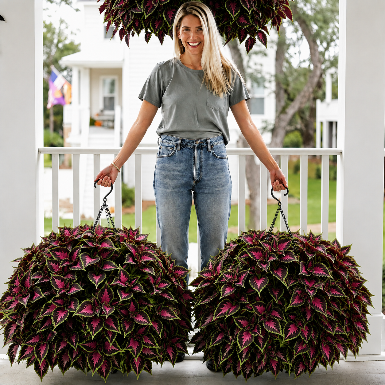 💥 BUY 1 GET 1 FREE (2 PCS)🔥 UV-Resistant Artificial Perilla Foliage – Beautiful, Full & Maintenance-Free!