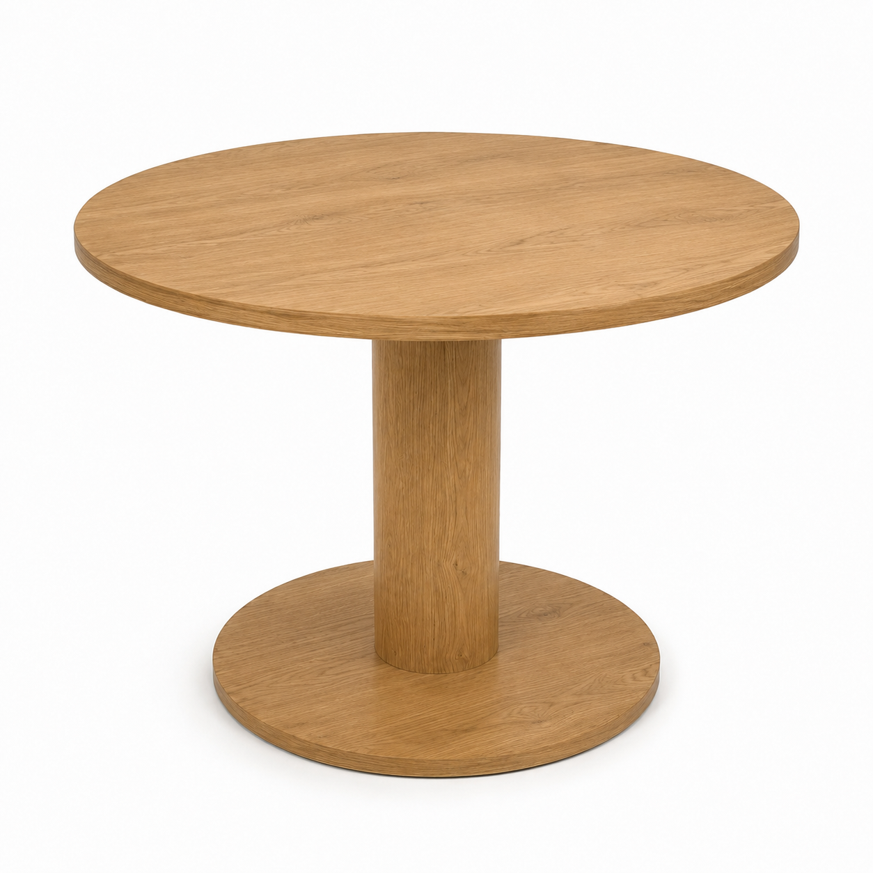Runder Esstisch 110 cm mit Mittelfuß-SelviaWood