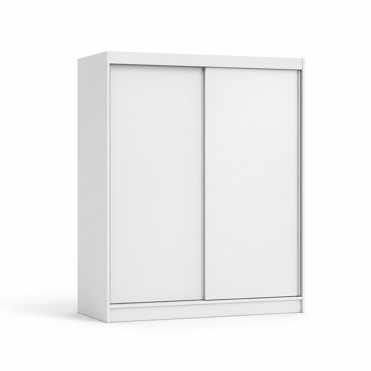 Kleiderschrank Weiß mit Schiebetüren