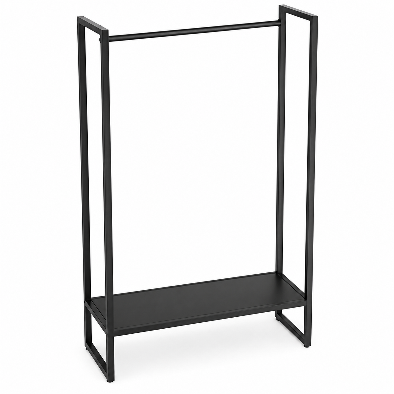 Kleiderständer Schwarz Metall 160 cm