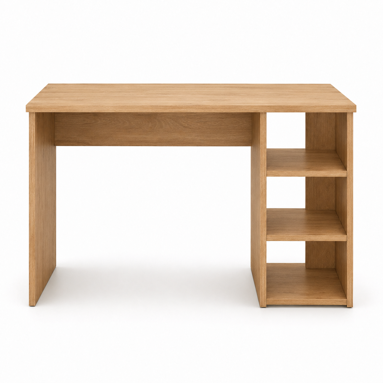 Schreibtisch Eiche Optik 120 cm mit Regal