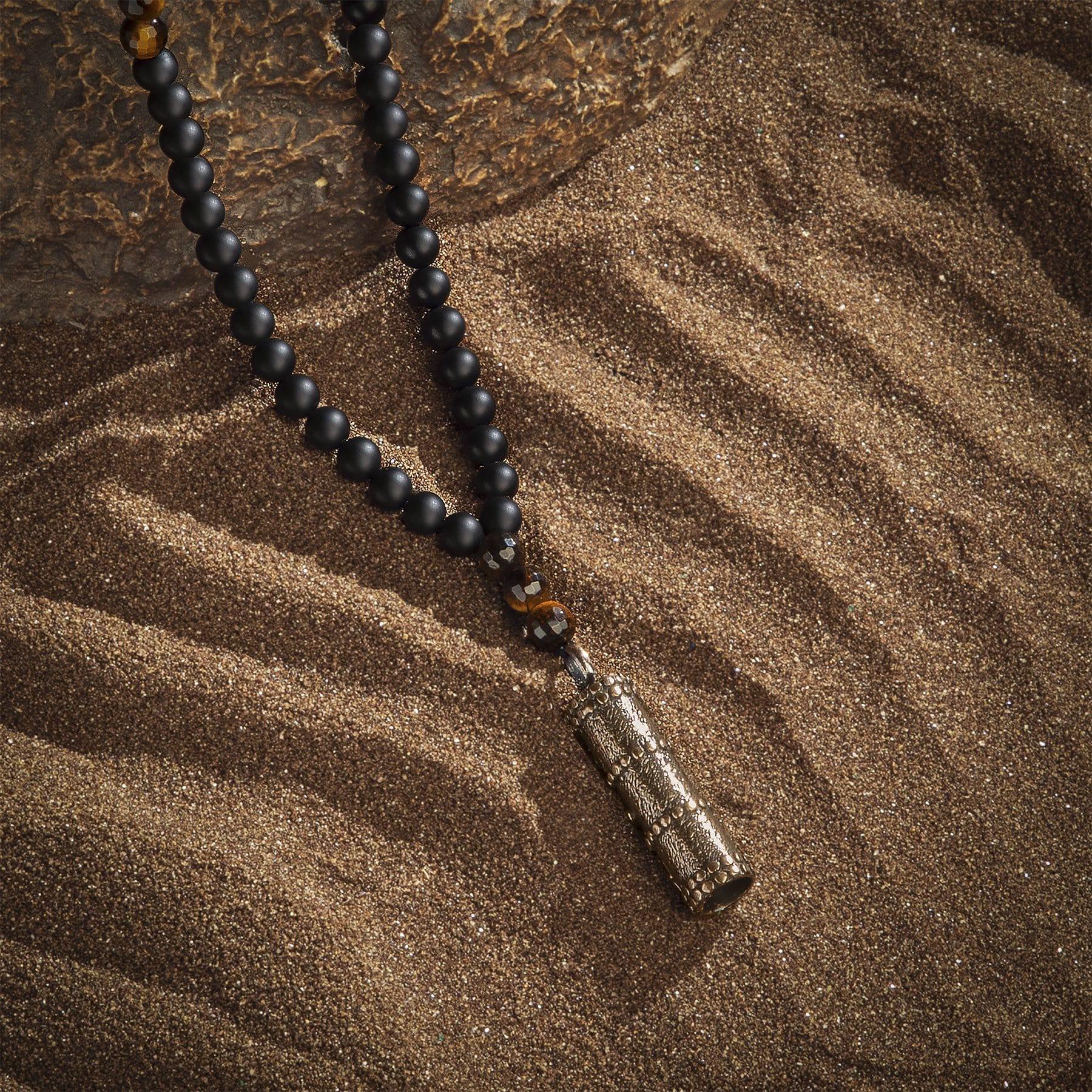 Trailblazer - Onyx Tiger's Eye Triple Protection Necklace
