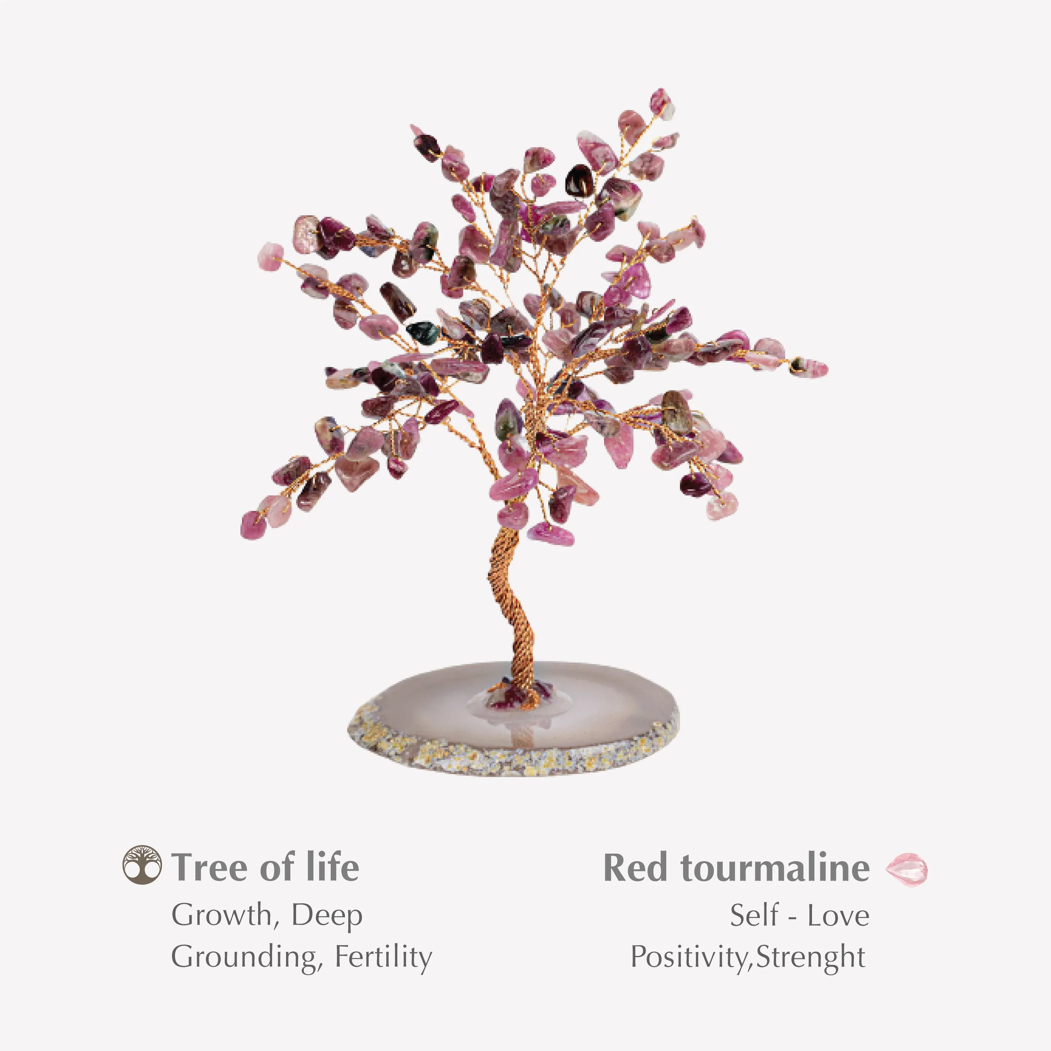 Lavish Blessings - Tourmaline Feng Shui Tree