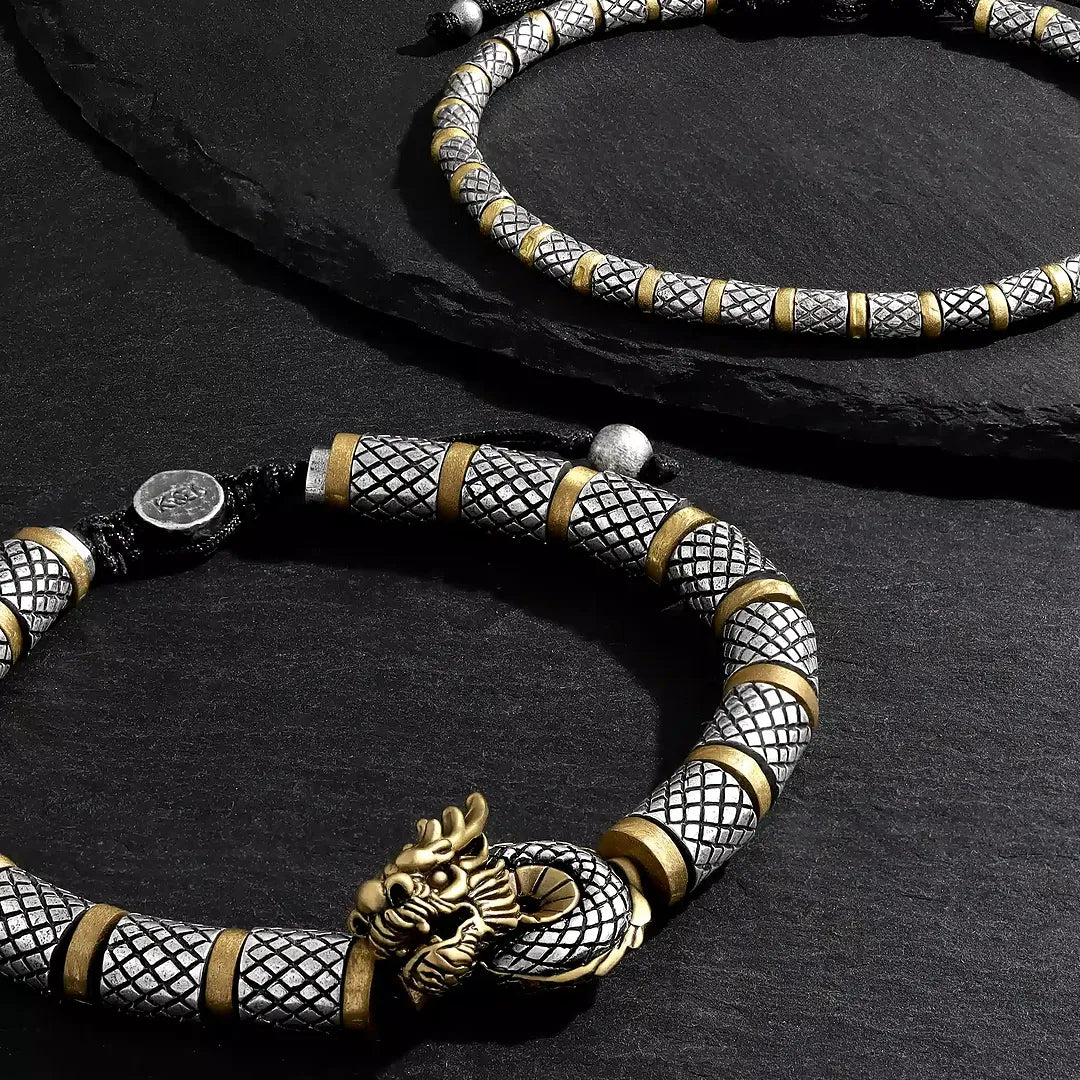 Dragon’s Resolve Macrame Bracelet