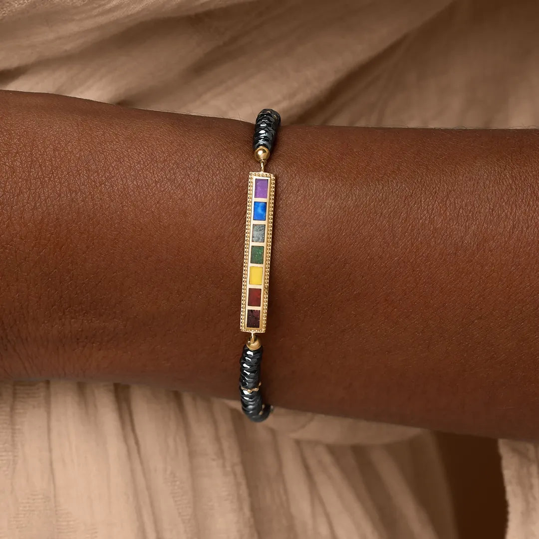 Radiant Flow – Seven Chakra Energy Bracelet