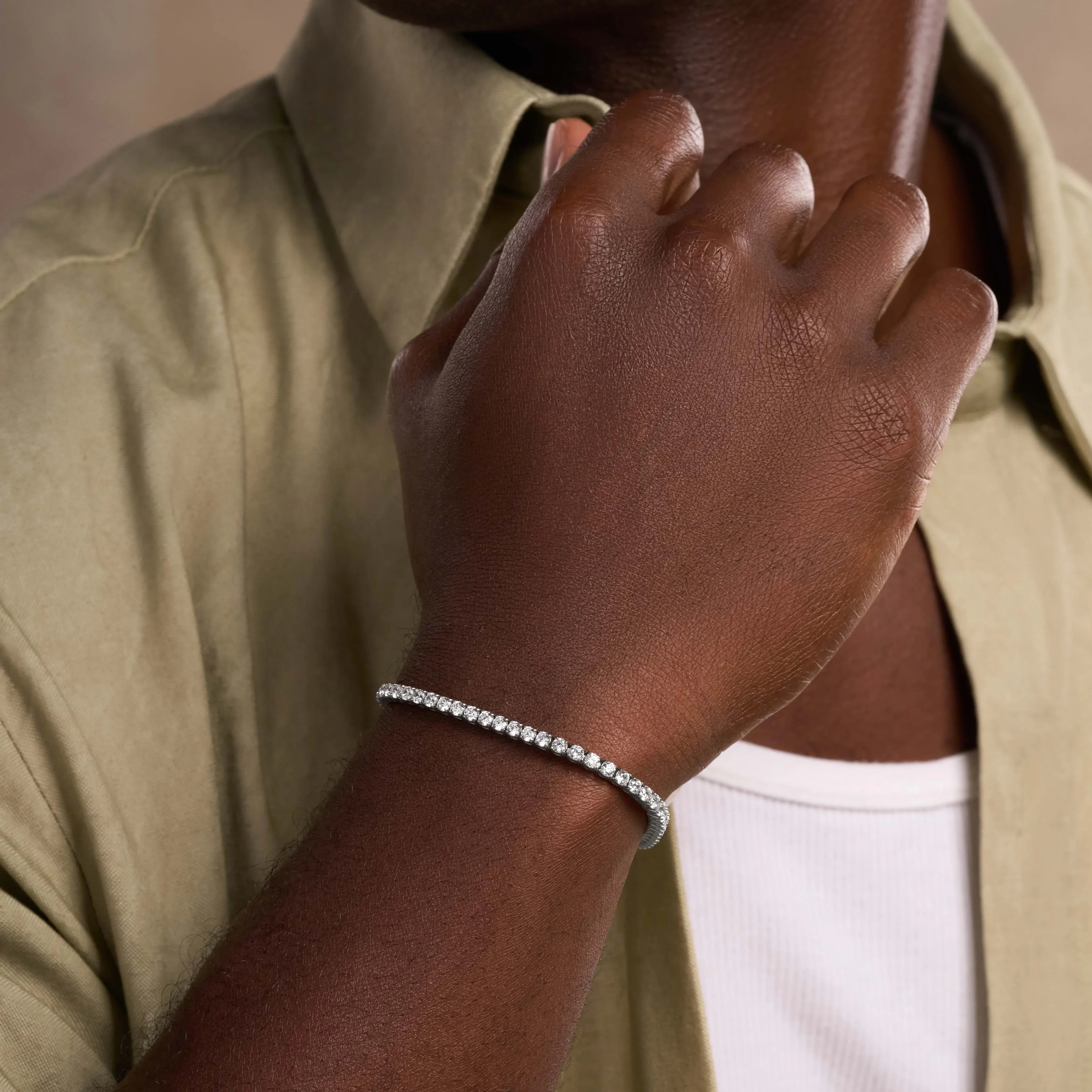 Illuminated Path Stainless Steel Bracelet