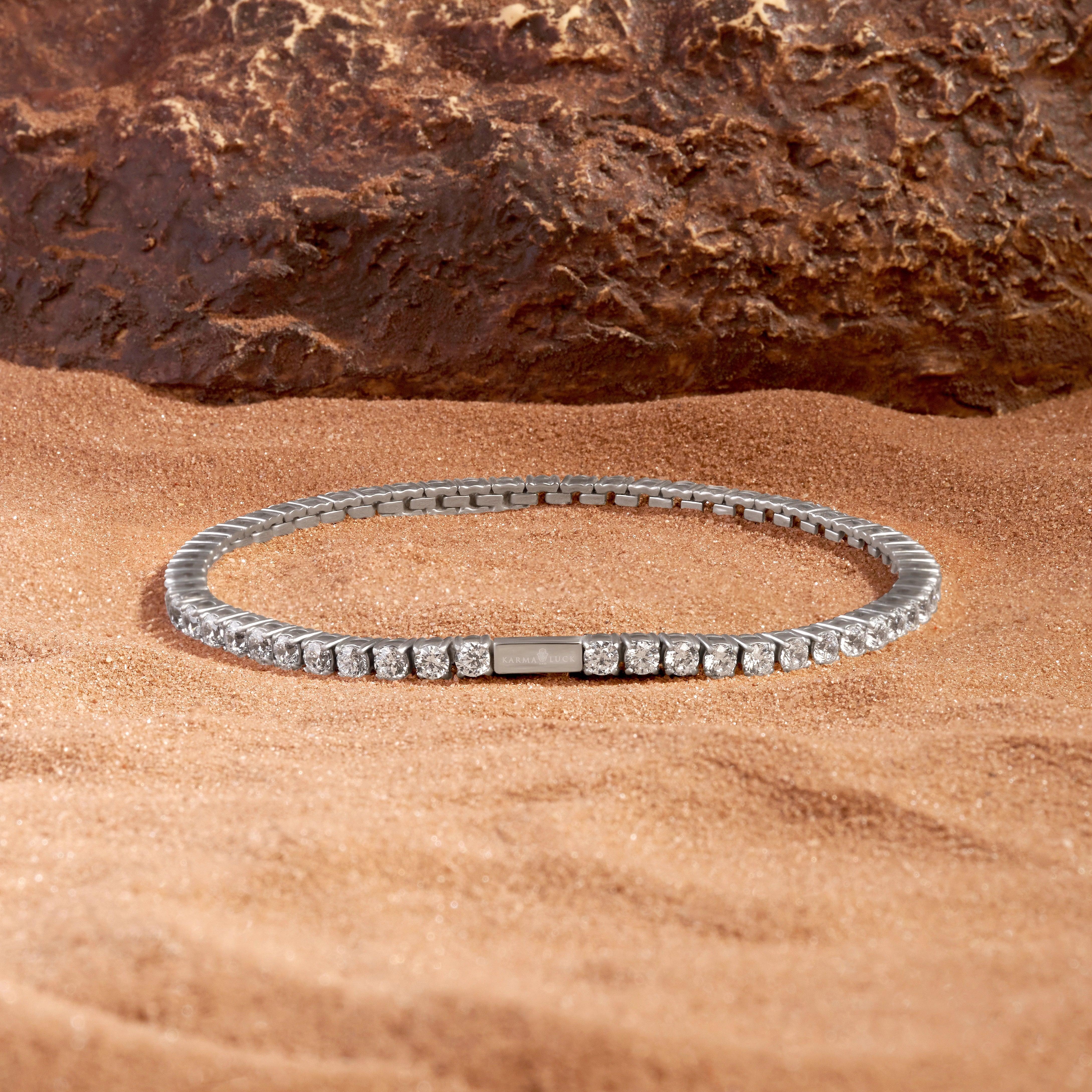 Illuminated Path Stainless Steel Bracelet