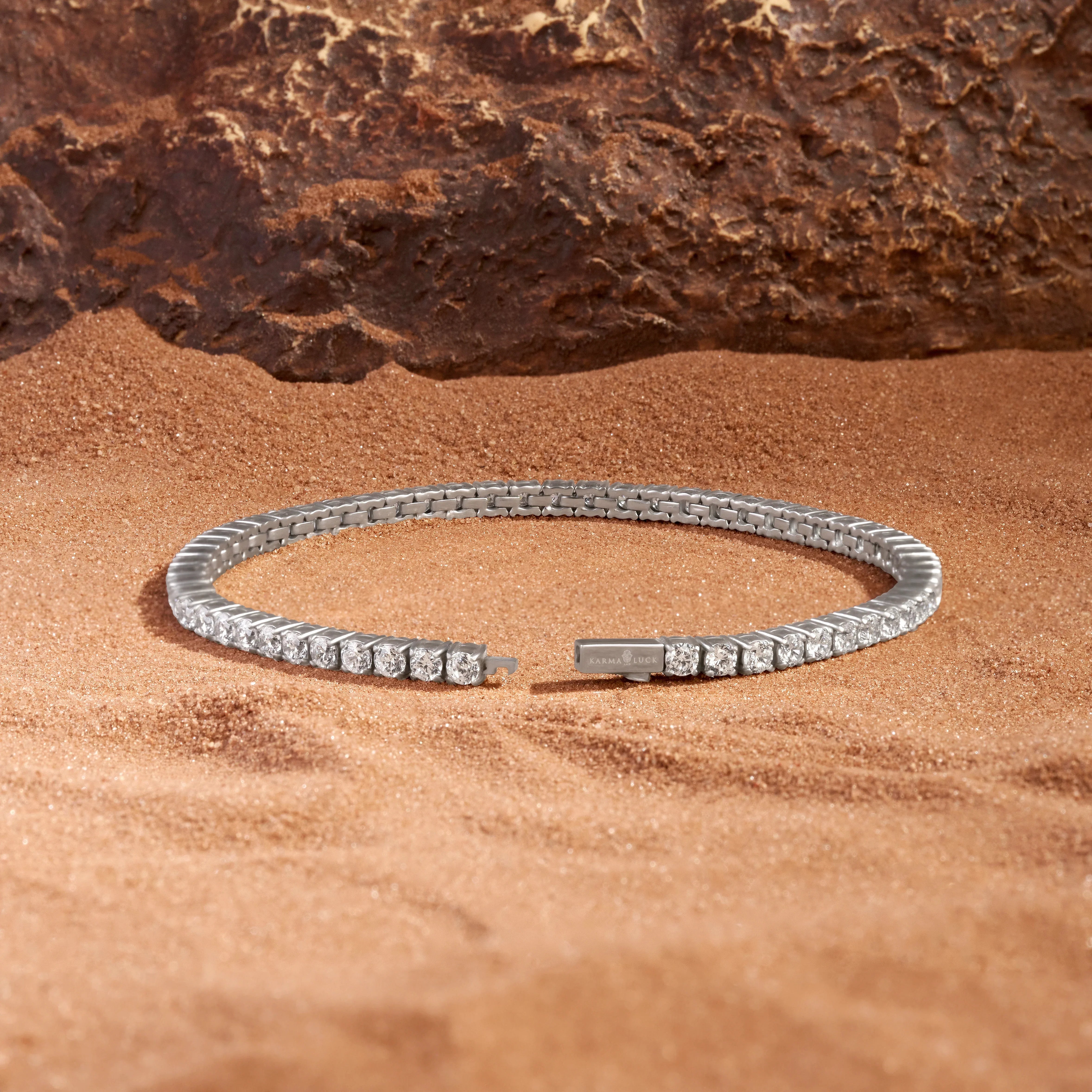 Illuminated Path Stainless Steel Bracelet
