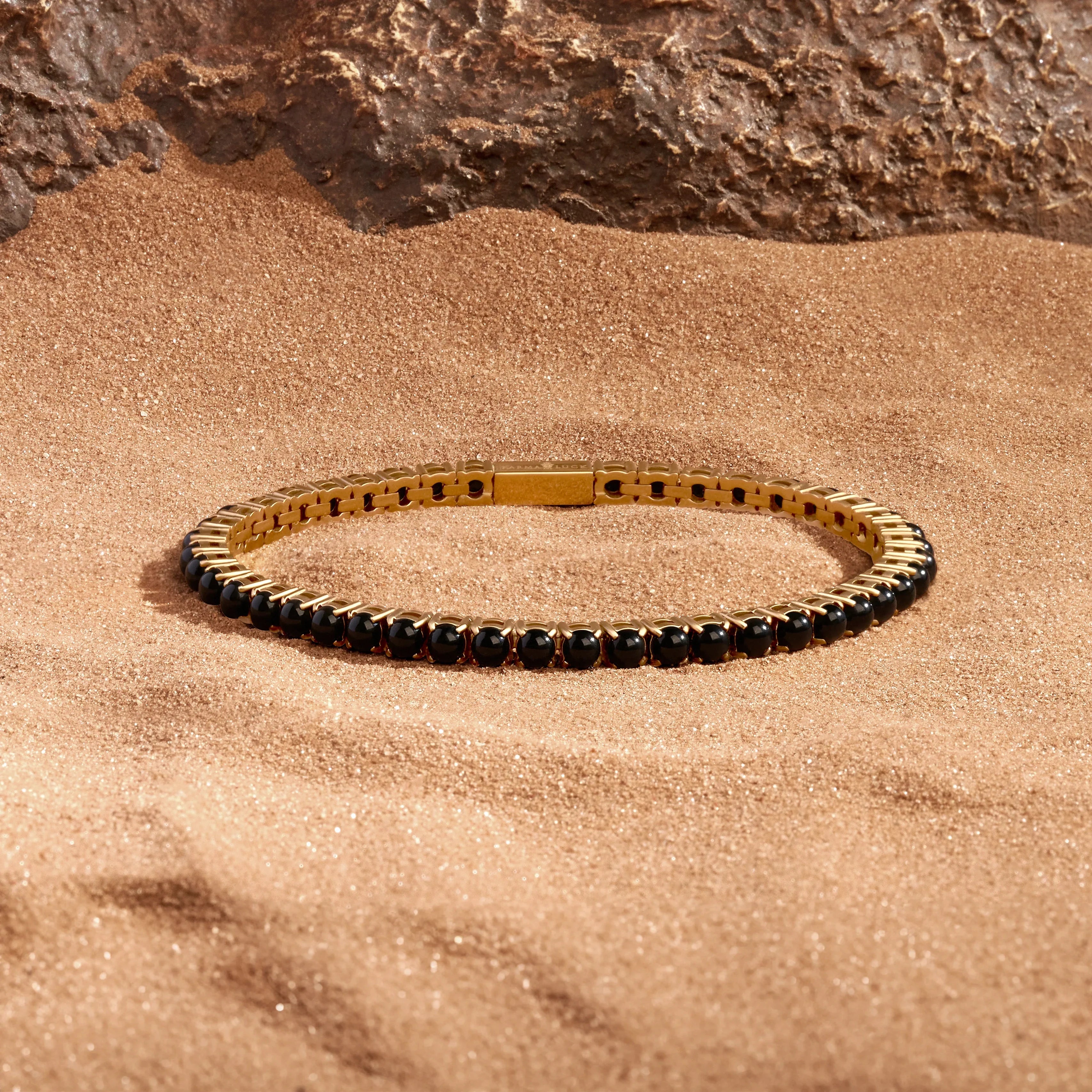 Boundless Serenity Black Agate Bracelet