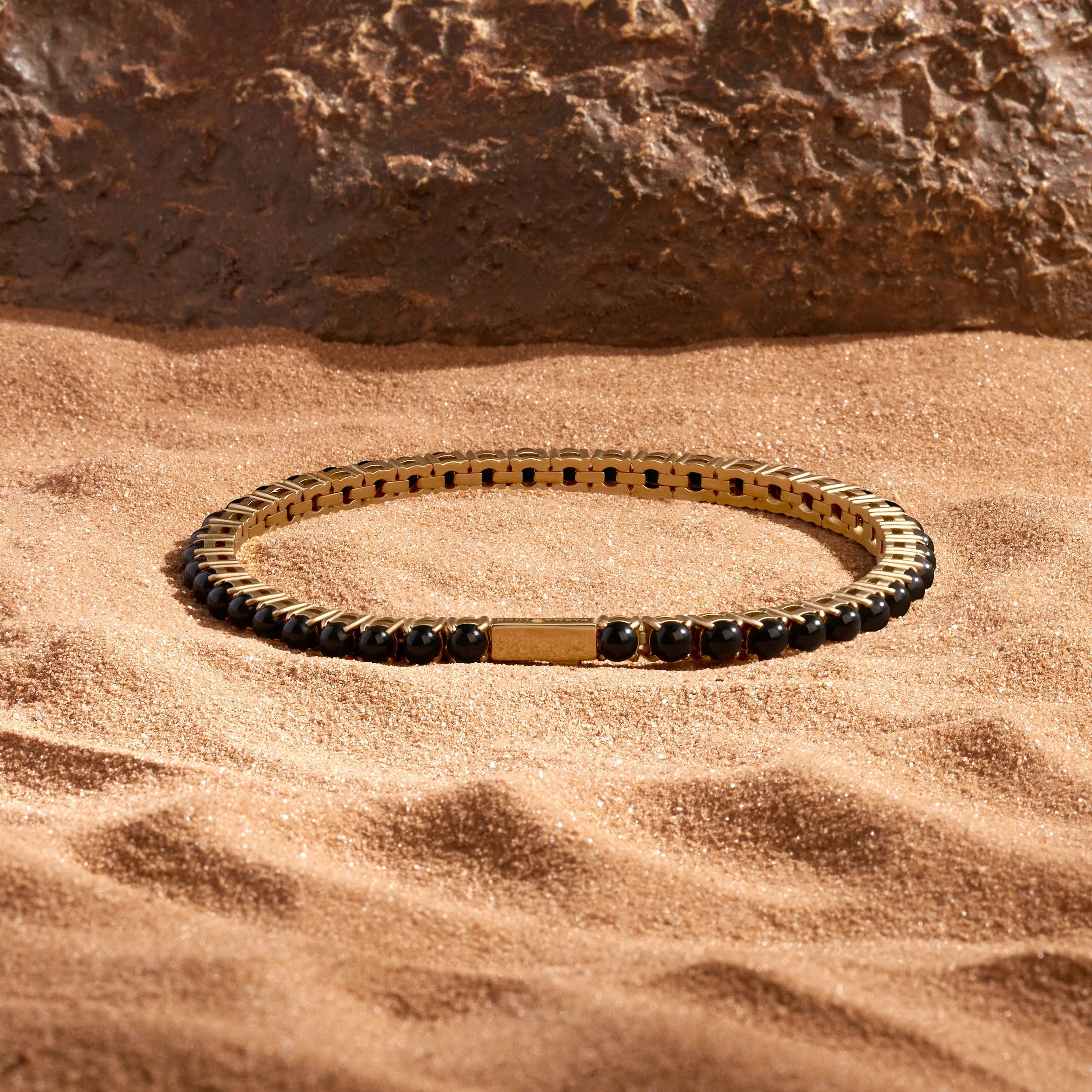 Boundless Serenity Black Agate Bracelet