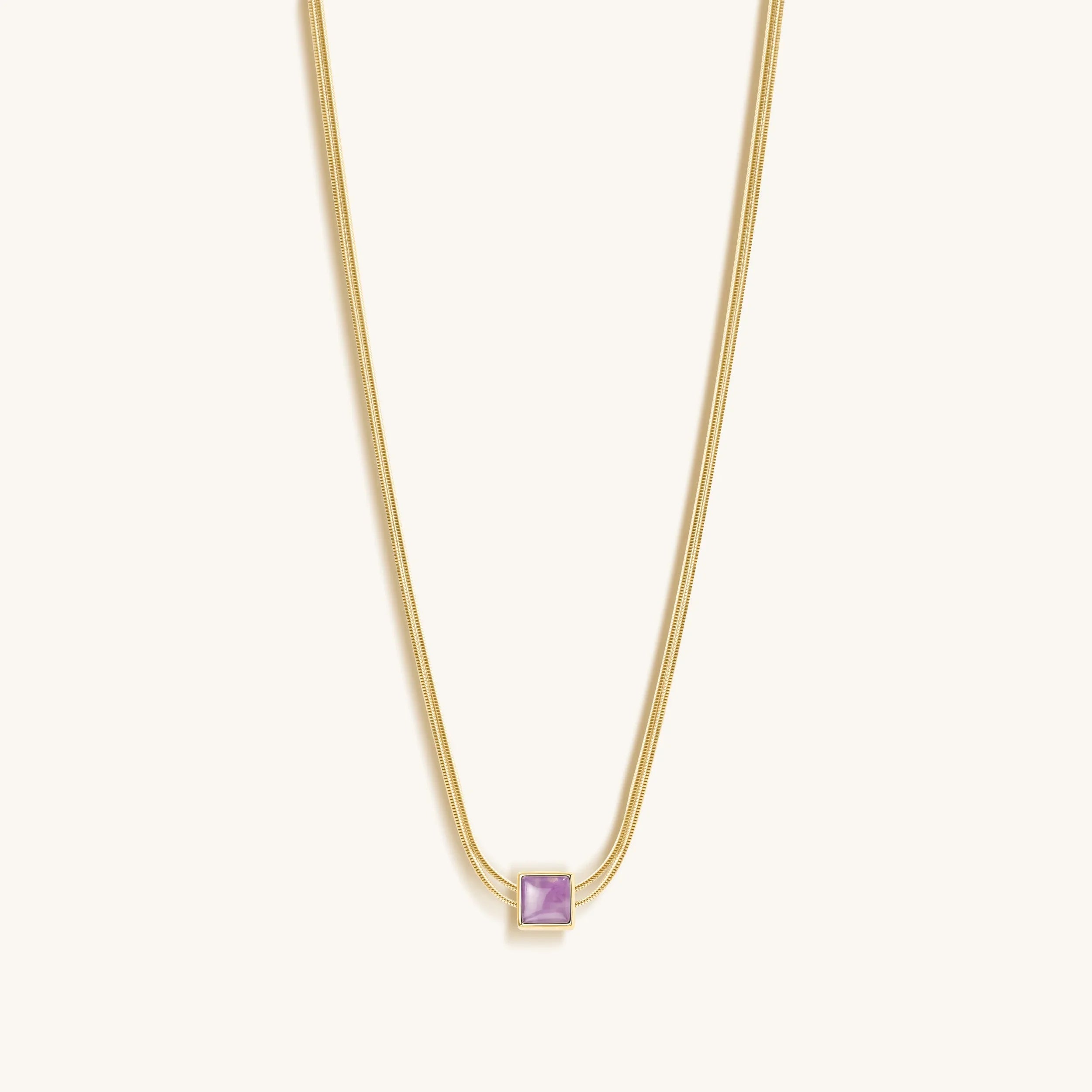 Imagine & Dream - Amethyst Evil Eye February Birthstone Necklace