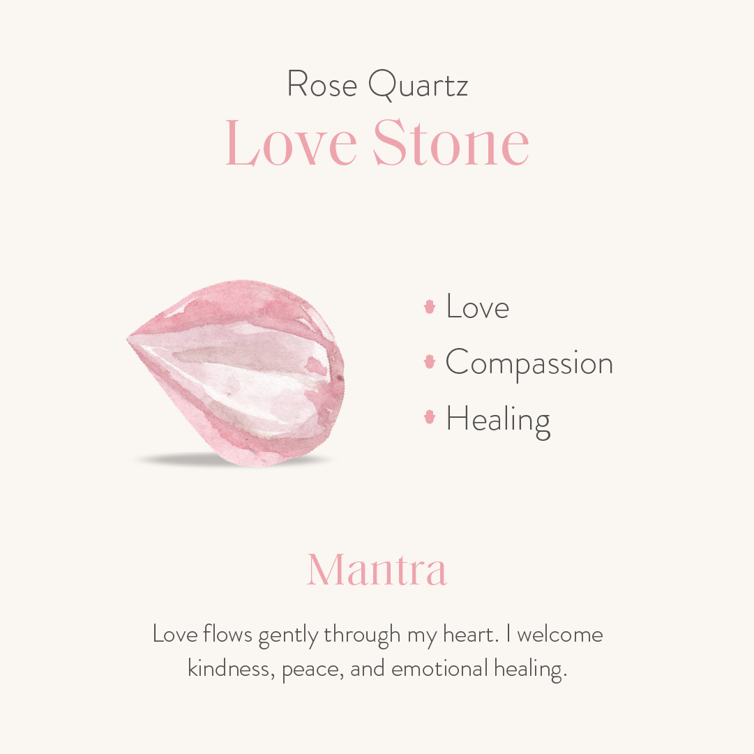 Tranquil Voice - Amethyst Rose Quartz Tourmaline Triple Protection Wrap