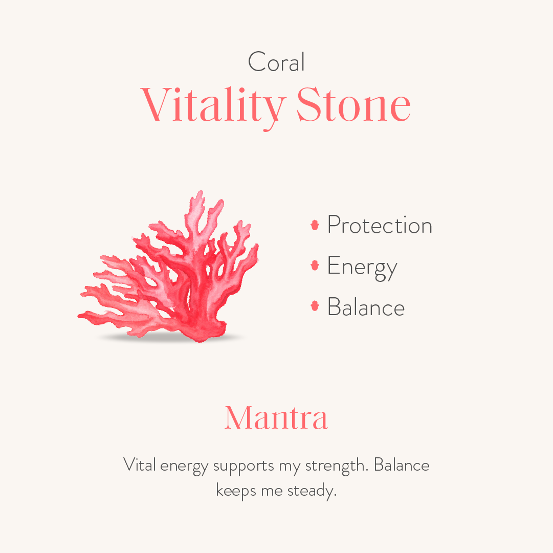 Impeccable Spirit Wood Coral Charm Silver Bracelet