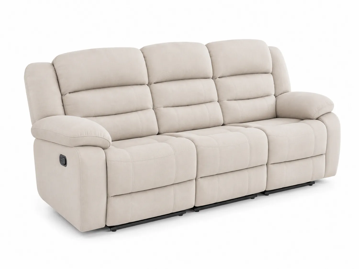 3-Sitzer Sofa Mikrofaser Beige 220cm