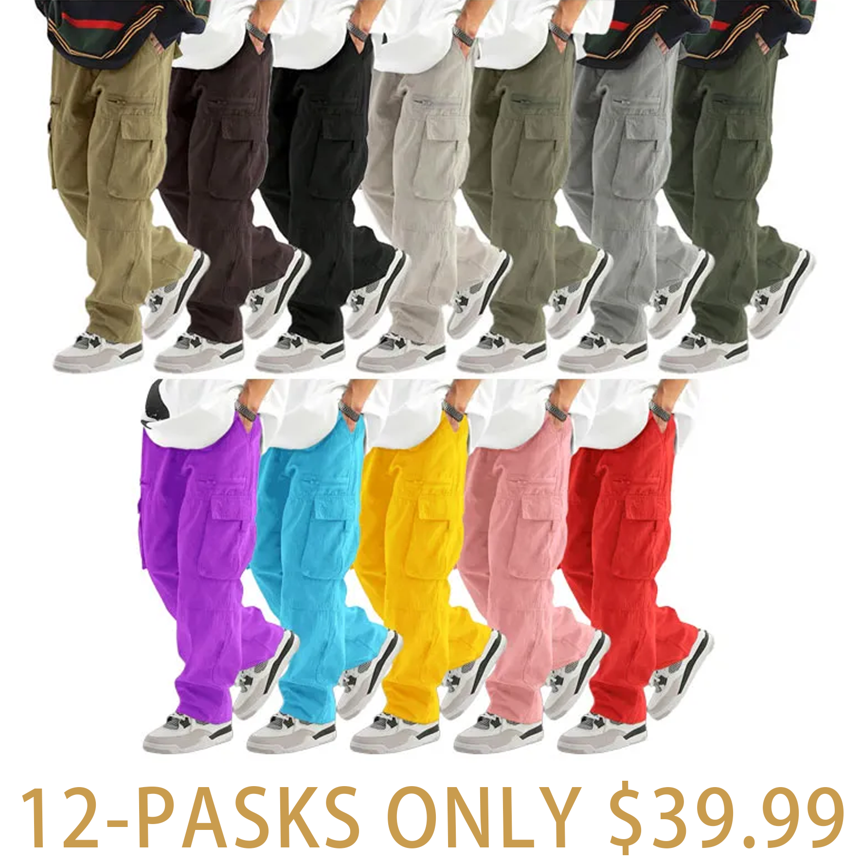 DIC/Authentics Men's Relaxed Fit Stretch Cargo Pant