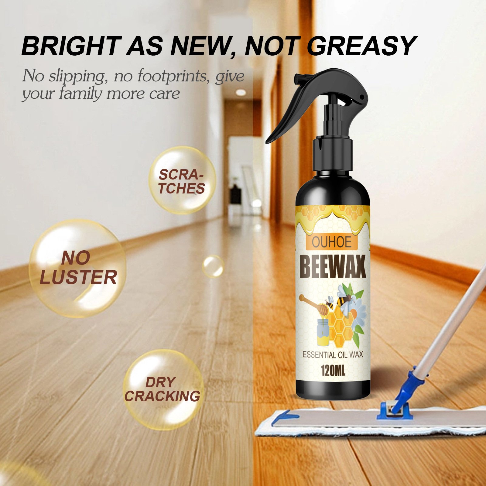 🔥 Natural Micro-Molecularized Beeswax Spray