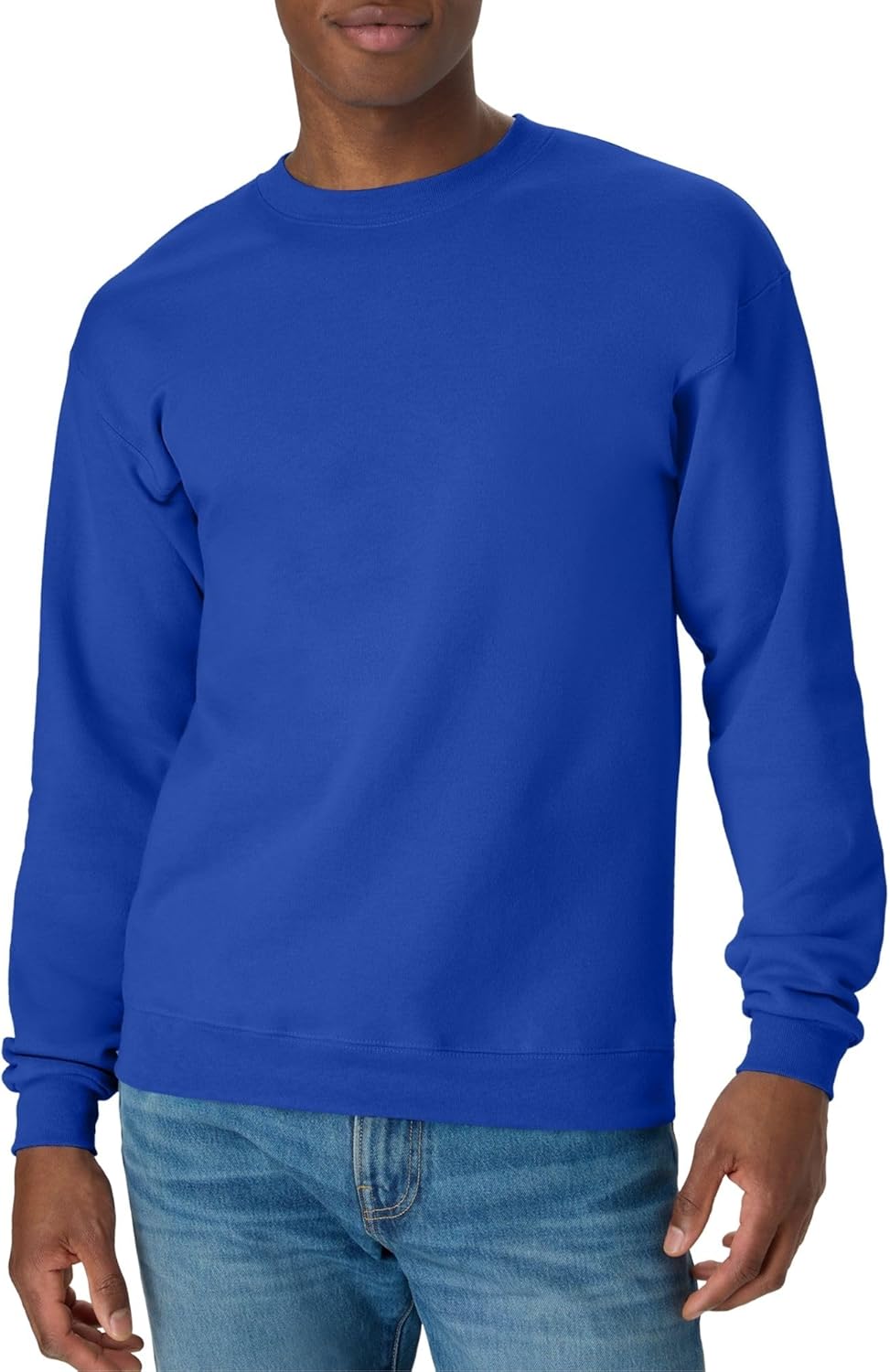 Men's Sweatshirt, EcoSmart Fleece Crewneck Sweatshirt, Big & Tall Available, 1 or 2-Pack
