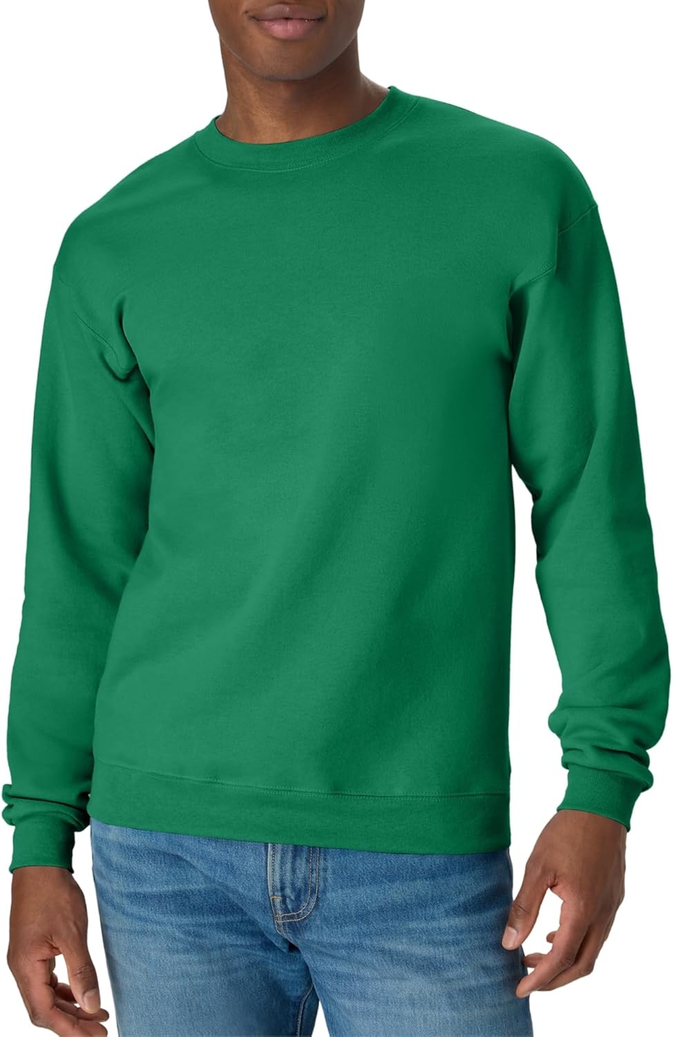 Men's Sweatshirt, EcoSmart Fleece Crewneck Sweatshirt, Big & Tall Available, 1 or 2-Pack