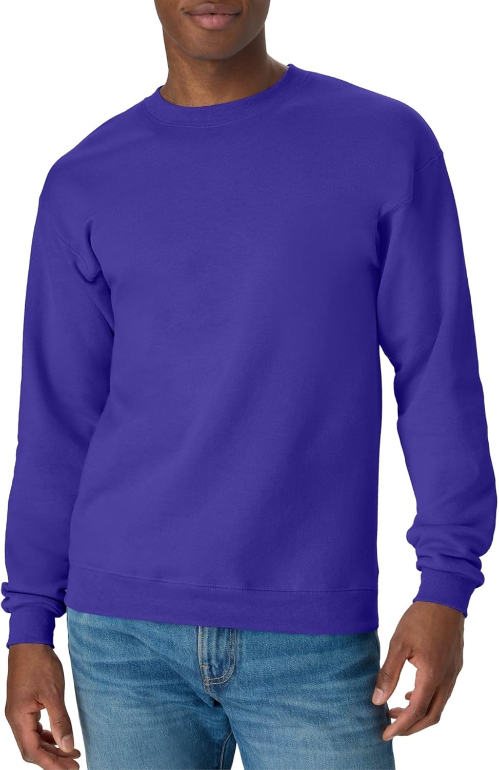 Men's Sweatshirt, EcoSmart Fleece Crewneck Sweatshirt, Big & Tall Available, 1 or 2-Pack
