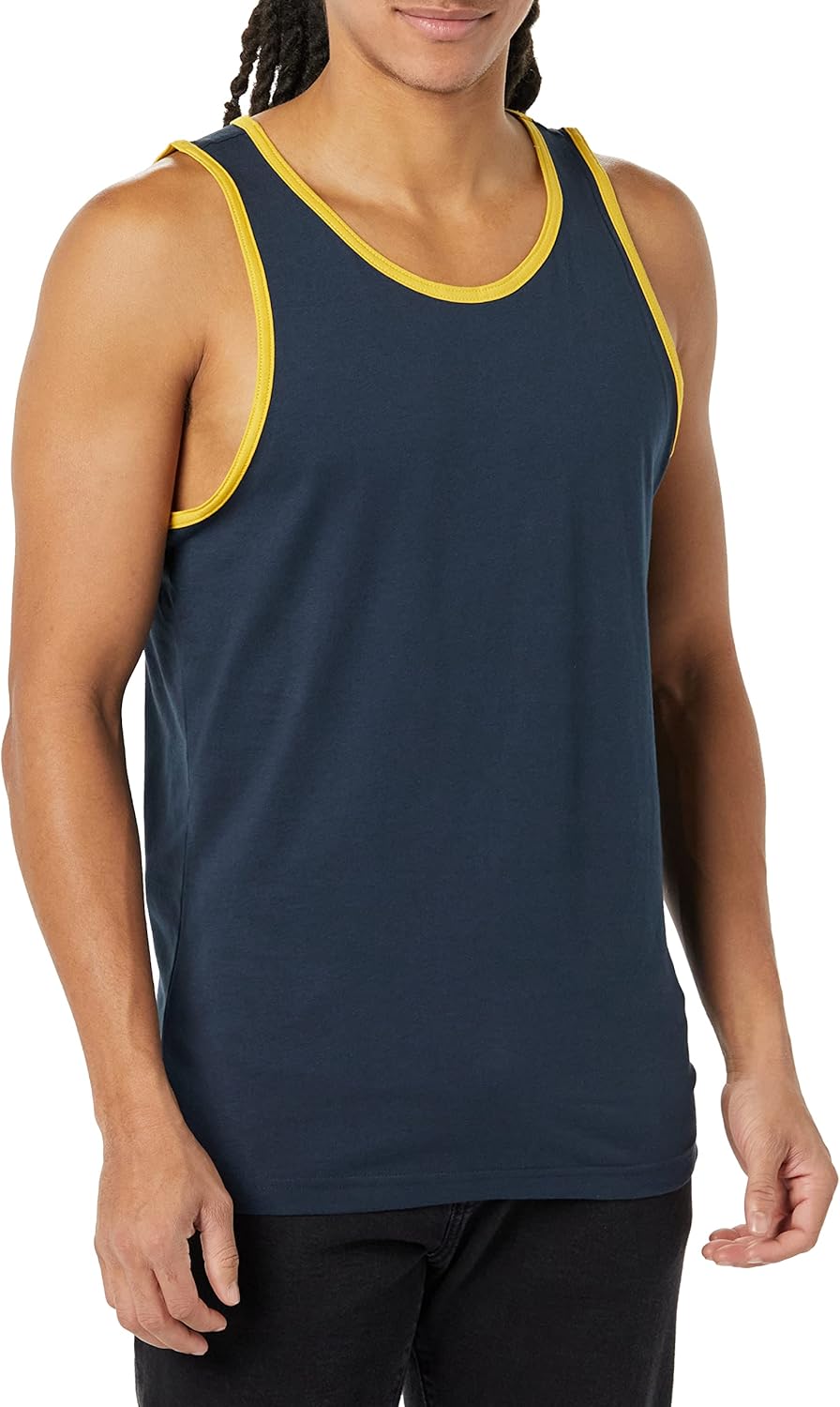 Men's Active Quick Dry Tech Stretch Moisture Wicking Lightweight Gym Tank Top