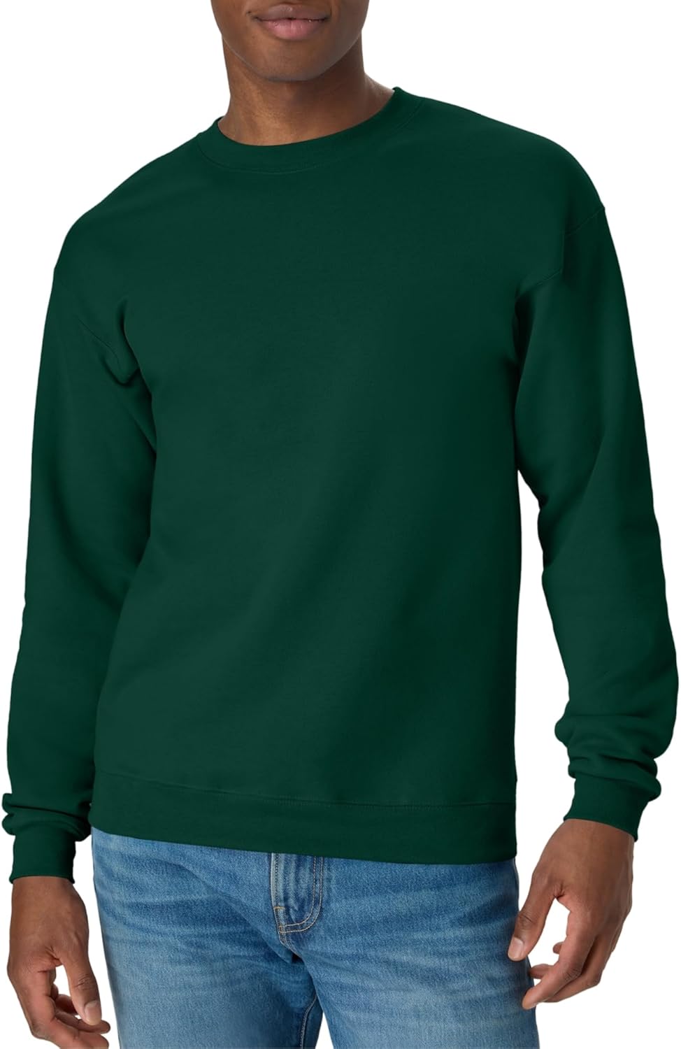 Men's Sweatshirt, EcoSmart Fleece Crewneck Sweatshirt, Big & Tall Available, 1 or 2-Pack